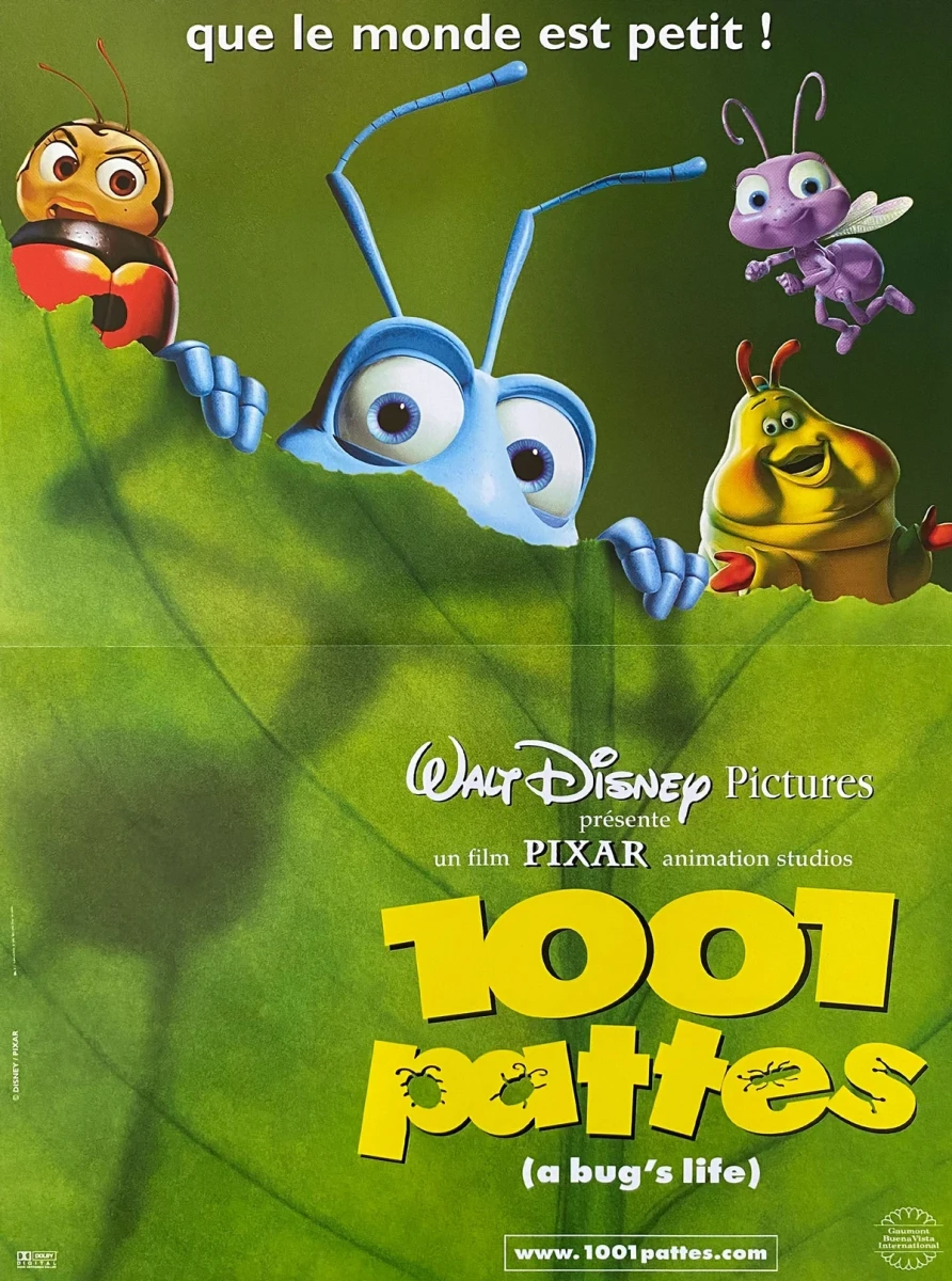 Il est petit. Приключения Флика Постер. A Bug's Life 1998. Приключения Флика (DVD).
