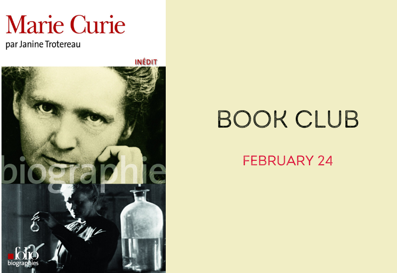 Book Club - Fevrier - Marie Curie