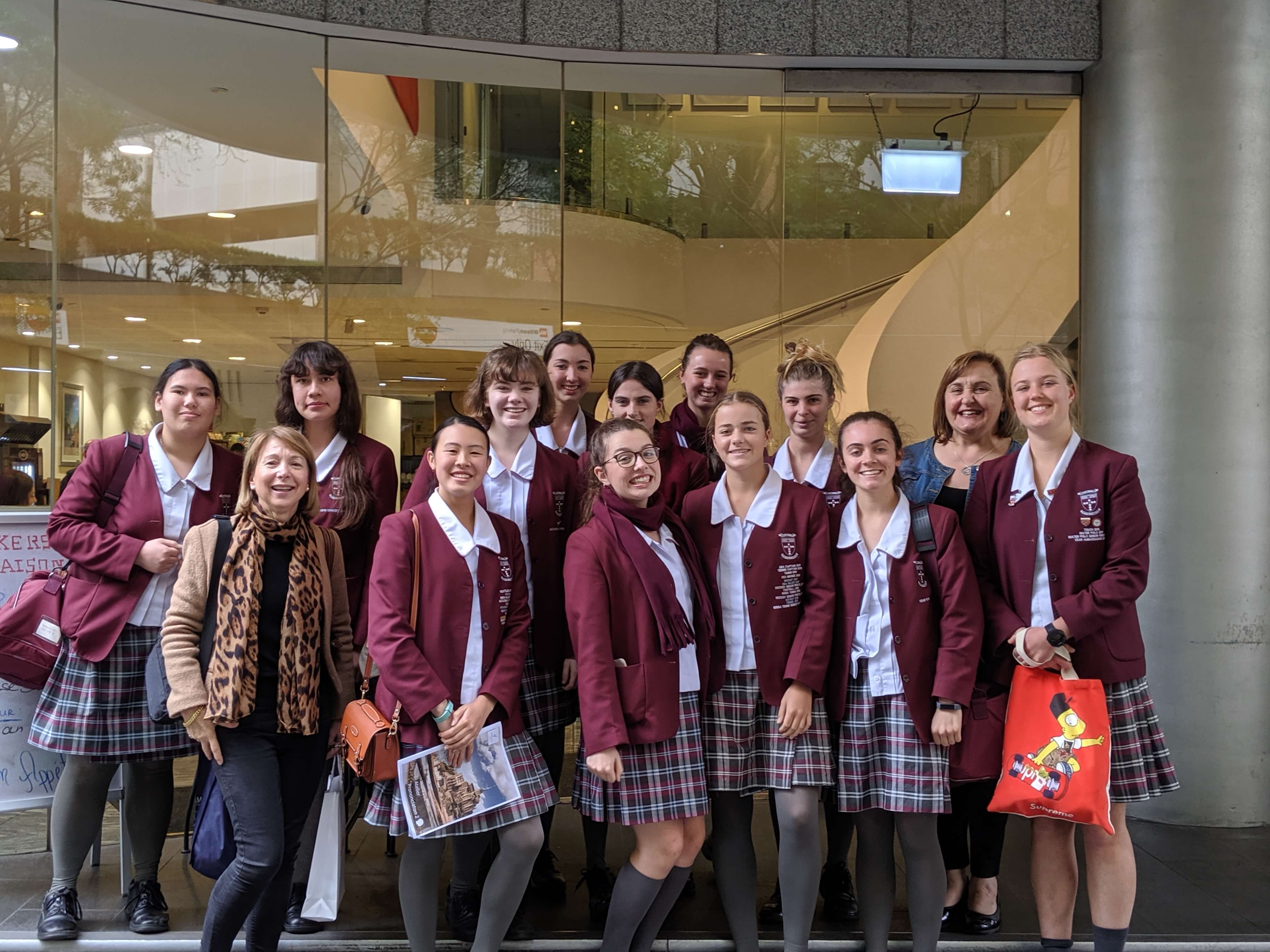 Roseville College attends a school excursion workshop at Alliance Francaise de Sydney. 