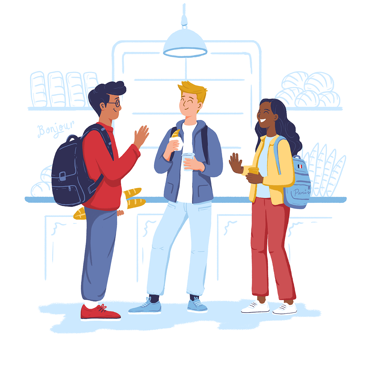 Adolie Day yellow school bag