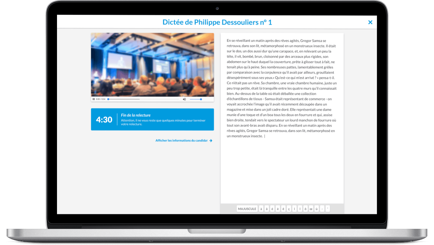 Frantastique app on smart phone