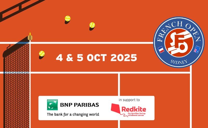 Open de Tennis caritatif Français à Sydney